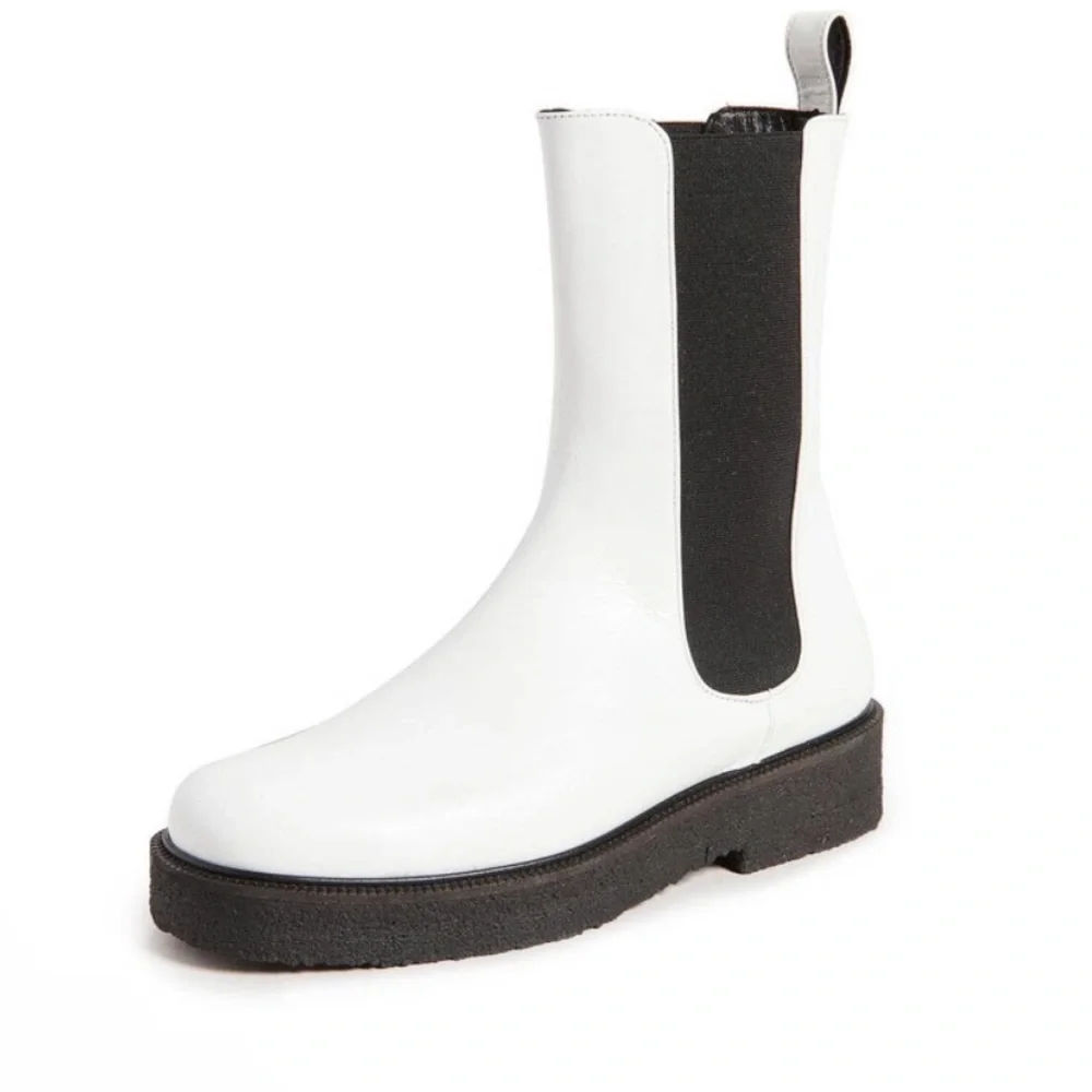 STAUD Monochrome Heeled Boots - Picture 2 of 10